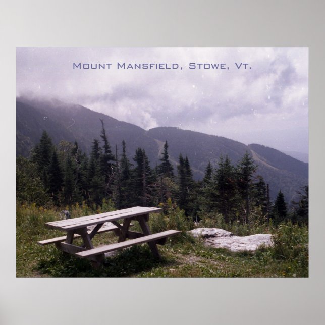 Poster Mont Mansfield, Stowe... (Devant)