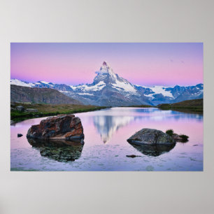 Poster Mont Matterhorn à Zermatt, Suisse