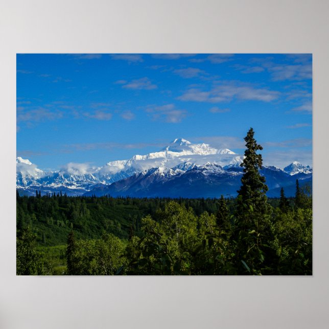 Poster Mont McKinley en Alaska (Devant)