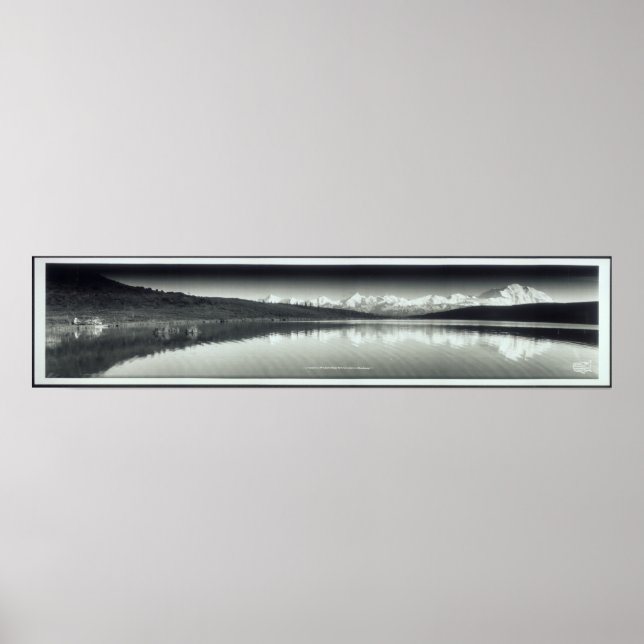 Poster Mont McKinley Park & Alaska Range Yard Long Photo (Devant)