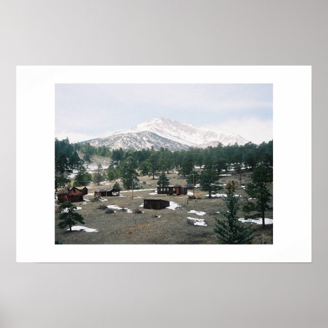 Poster Mont Meeker, Colorado (Devant)