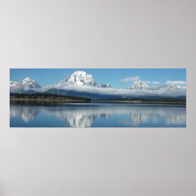 Poster Mont Moran Reflection at Grand Teton (Devant)
