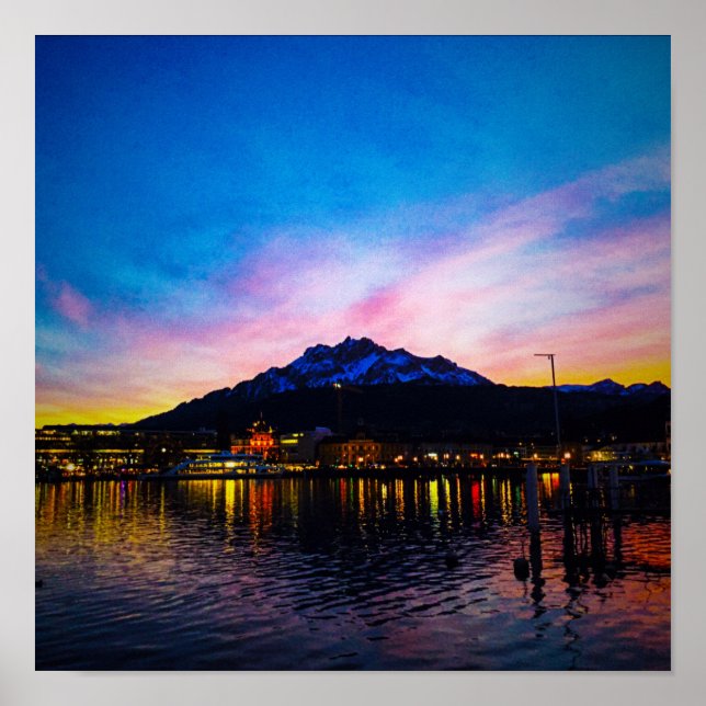 Poster Mont Pilatus (Devant)
