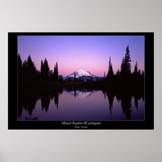 Poster Mont Rainier (Devant)