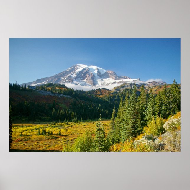 Poster Mont Rainier (Devant)