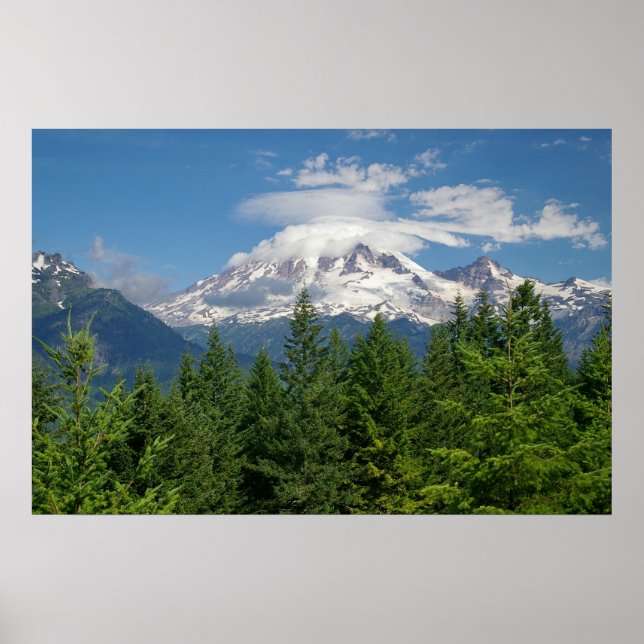 Poster Mont Rainier (Devant)