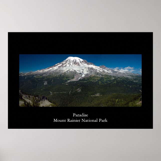 Poster Mont Rainier (Devant)