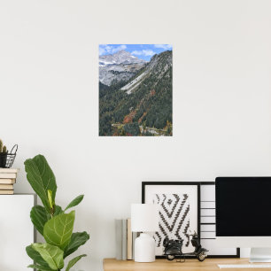 Poster Mont Rainier Parc National Scenic Canyon