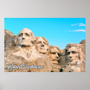 Poster Mont Rushmore, Keystone, Dakota du Sud