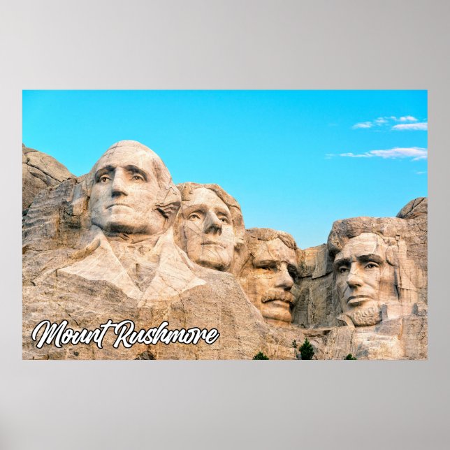 Poster Mont Rushmore, Keystone, Dakota du Sud (Devant)