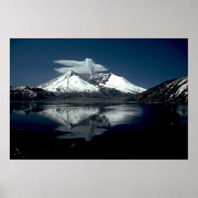 Poster Mont Saint Helens (Devant)