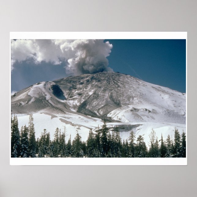 Poster Mont Saint Helens - Avant l'éruption (Devant)