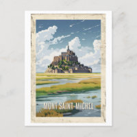 Poster Mont Saint-Michel - France -