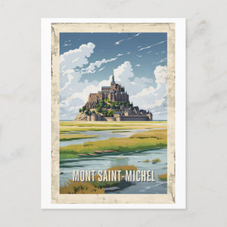 Poster Mont Saint-Michel - France - Postcard