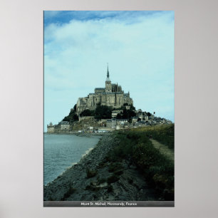 Poster Mont Saint Michel, Normandie, France