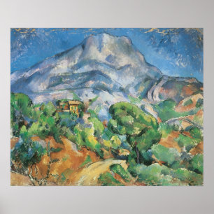 Poster Mont Sainte Victoire Au-Dessus de Tholonet, Paul C