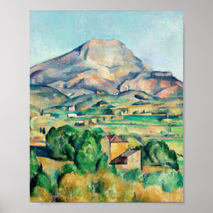 Poster Mont Sainte-Victoire by Paul Cézanne