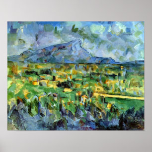 Poster Mont Sainte-Victoire par Paul Cezanne