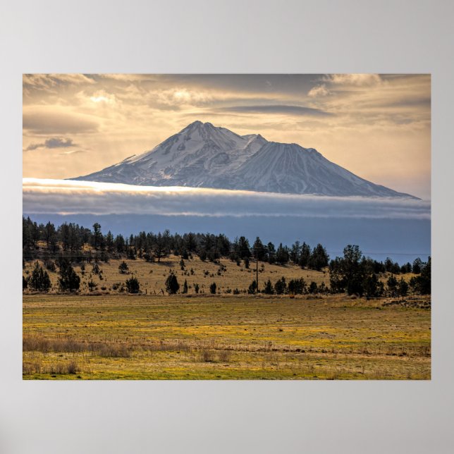 POSTER MONT SHASTA (Devant)