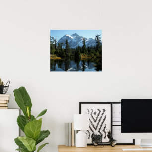 Poster Mont Shuksan pittoresque, Washington Photographiqu