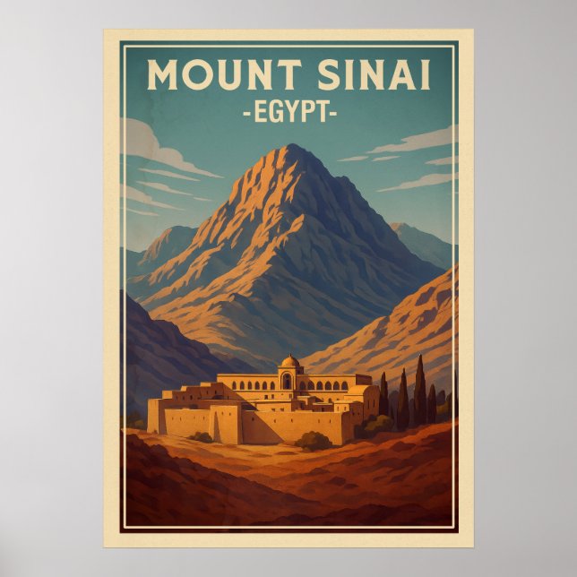 Poster Mont Sinaï Égypte V01 (Devant)