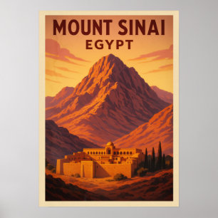 Poster Mont Sinaï Égypte V02