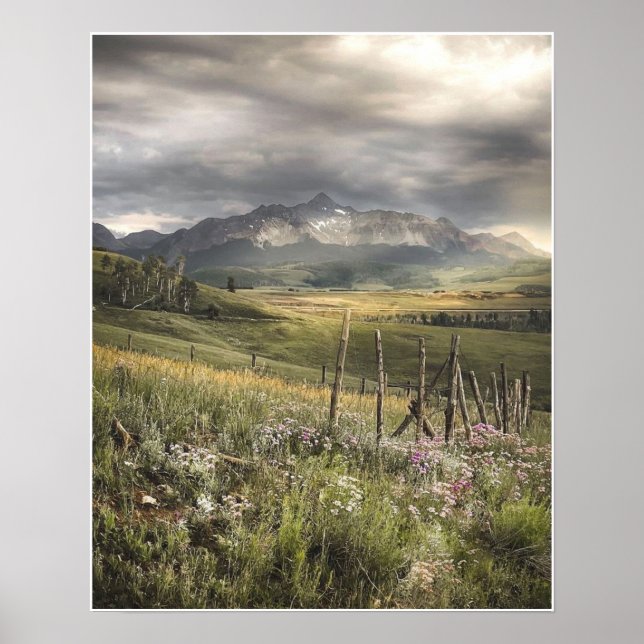 Poster Mont Sneffels, comté d'Ouray, Colorado (Devant)