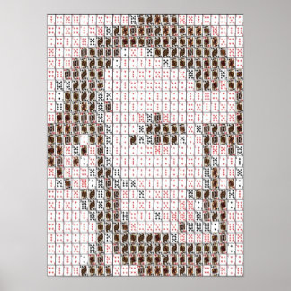 Poster Montage de carte Abe Lincoln