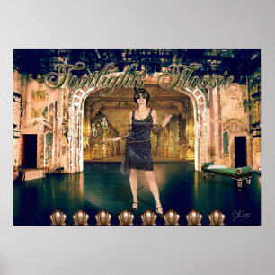 Poster Montage de Floosie de lumières de la scène