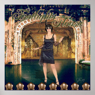 Poster Montage de Floosie de lumières de la scène