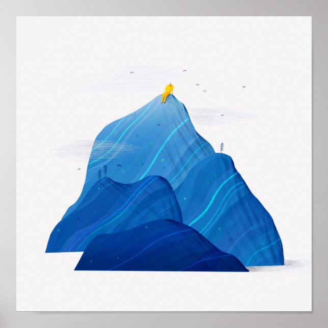 Poster Montagne (Devant)