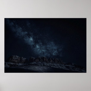 POSTER MONTAGNE BROWN