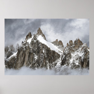 POSTER MONTAGNE BROWN