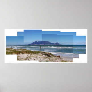 Poster Montagne de la Table, Cap, Afrique du Sud