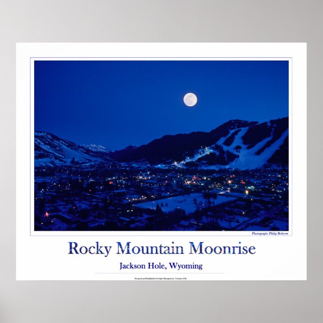 Poster Montagne des Rocheuses (Devant)
