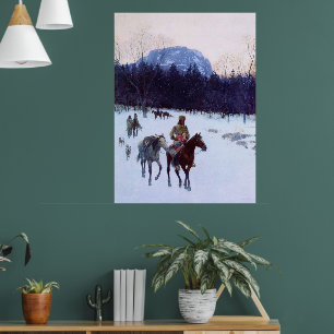 Poster Montagne d'obsidienne dans le Yellowstone Henry Fa
