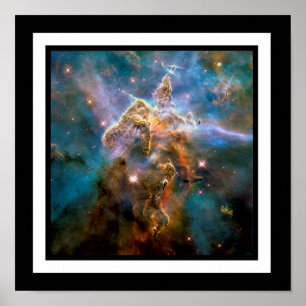 Poster Montagne Mystique Nébuleuse de la Carène Photo de 