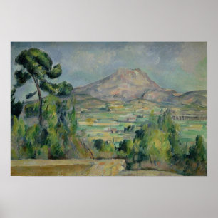 Poster Montagne Sainte-Victoire, c.1887-90