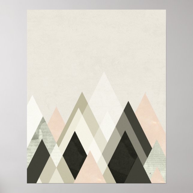 Poster Montagnes au-delà Montagnes III (Devant)