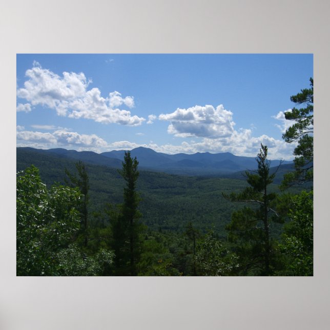 Poster montagnes blanches du New Hampshire (Devant)