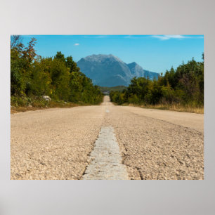 Poster Montagnes de Biokovo - Croatie