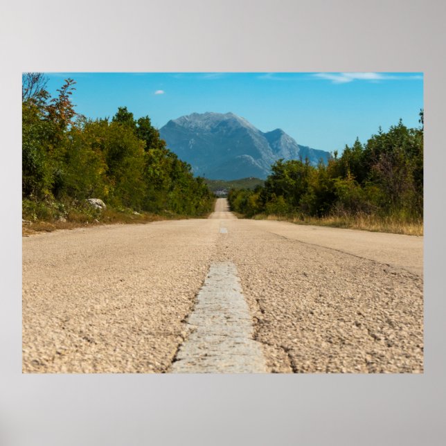 Poster Montagnes de Biokovo - Croatie (Devant)