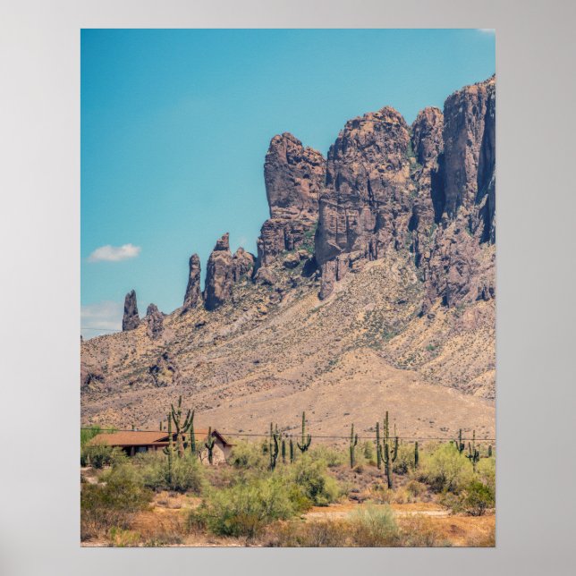Poster Montagnes de superstition (Devant)