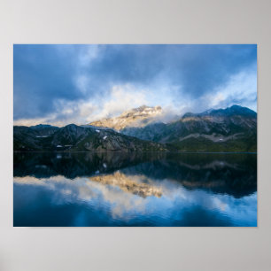 Poster Montagnes et lac Pittoresque Nature Photo