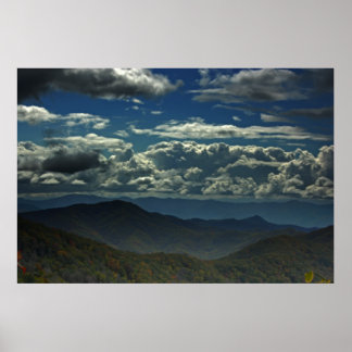 Poster Montagnes fumées Imprimer
