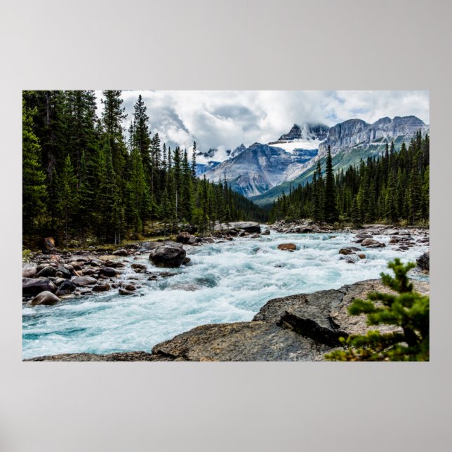 Poster Montagnes | Parc national Banff Alberta, Canada (Devant)