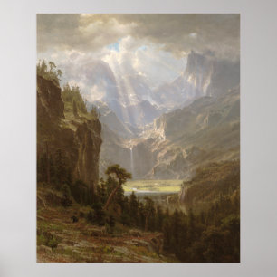 Poster Montagnes Rocheuses Albert Bierstadt