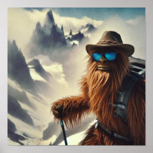 Poster Montagnes Sasquatch