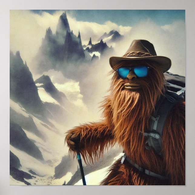 Poster Montagnes Sasquatch (Devant)