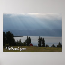 Montana Flathead Lake Shore Red Granges